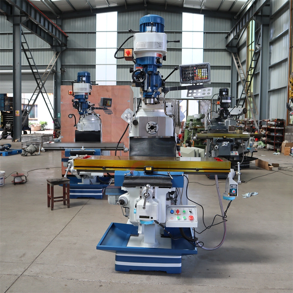 Fresadora Mill Machinery 4hw 5hw X6330 Good Price Conventional Vertical Horizontal Knee Type Taiwan Turret Head Universal Milling Machine