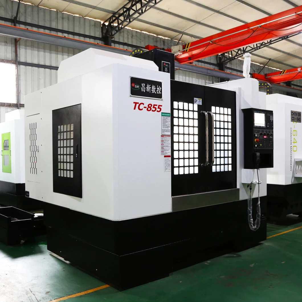 3 Axis 4 Axis 5 Axis Vertical CNC Milling Machine Center for Metal Heavy Cutting Tc-855 Vmc855